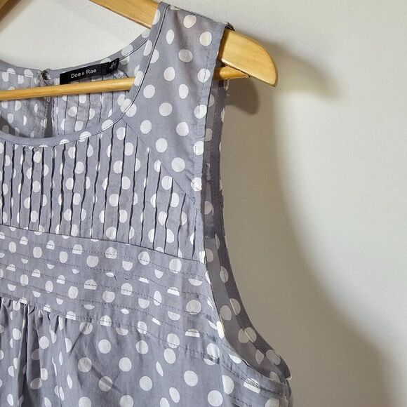 EUC DOE & RAE POLKA DOT TANK TOP SIZE LARGE - Picture 9 of 14